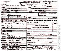Lena Baker's Death Certificate